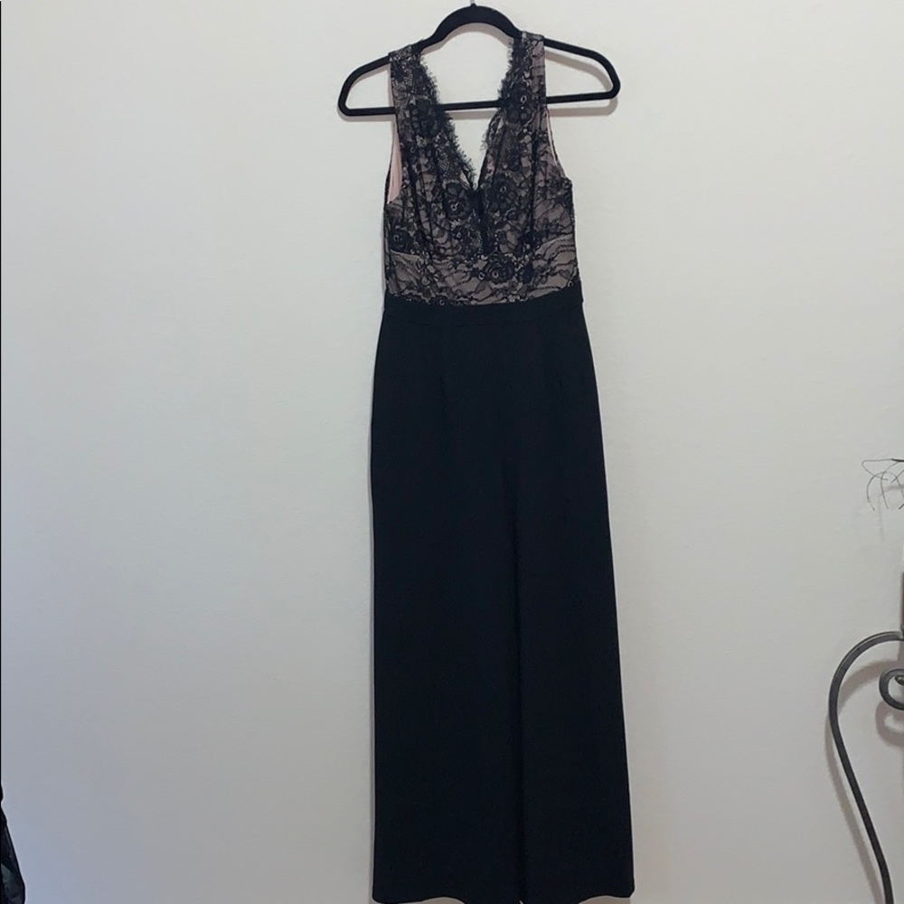 Black jumpsuit.